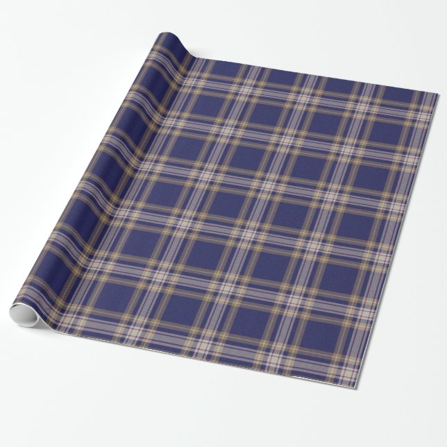 Cadeau Papier d'emballage de tartan de Baker (Déroulé)