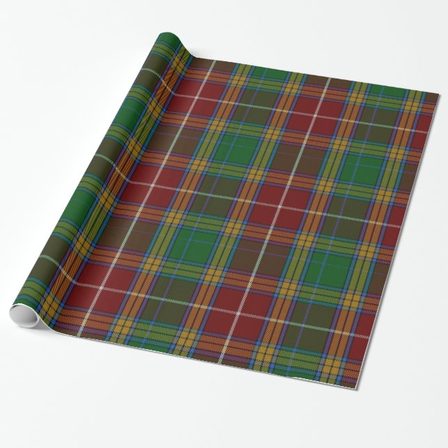 Cadeau Papier d'emballage de tartan de Baxter (Déroulé)