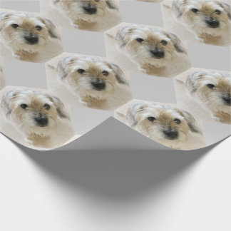 Cadeau Papier d'emballage de Terrier de frontière