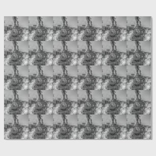 Cadeau Papier d'emballage de vapeur de conception vintage