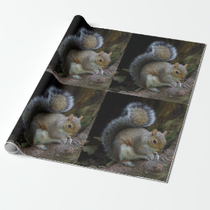 Cadeau Papier d'emballage d'écureuil