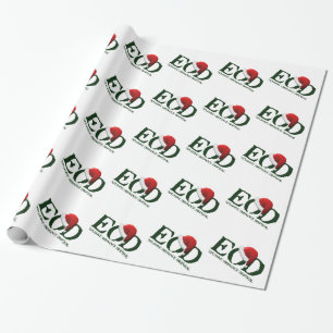 Cadeau Papier d'emballage d'EOD avec le casquette de Pèr