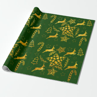 Cadeau Papier d'emballage écologique de la forêt Star Lea
