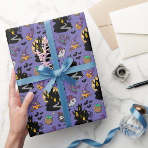 Cadeau Papier d'emballage éffrayant à halloween