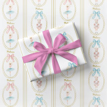 Papier d'emballage élégant Ballerina Casse-Noisett