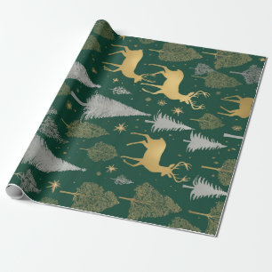 Cadeau Papier d'emballage en bois blanc