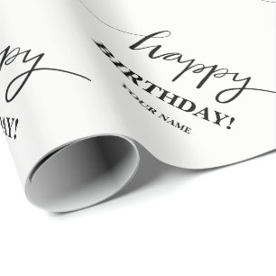 Cadeau Papier d'emballage fait sur commande de