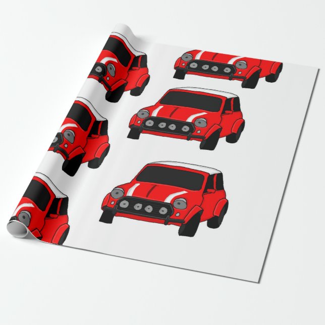 Cadeau Papier d'emballage fait sur commande de "mini (Déroulé)