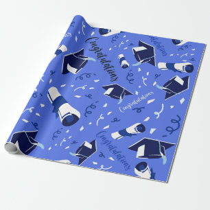 Cadeau Papier d'emballage Félicitations pour la remise de
