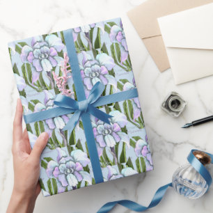 Cadeau Papier d'emballage fleur Smeraldo