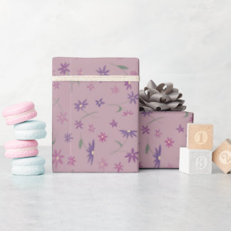 Cadeau Papier d'emballage floral