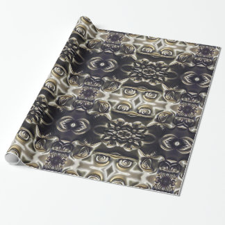 Cadeau Papier d'emballage gravant en refief d'art de