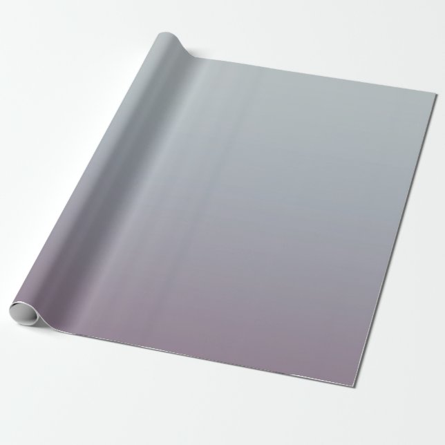 Cadeau Papier d'emballage gris violet (Déroulé)