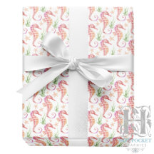 Papier d'emballage hippocampe