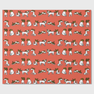 Cadeau Papier d'emballage Jack Russell