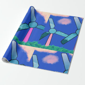 Cadeau Papier d'emballage Kawaii Windmill Dreams