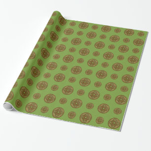 Cadeau Papier d'emballage Mandala Vierge