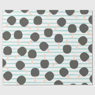 Cadeau Papier d'emballage mignon tennis de table