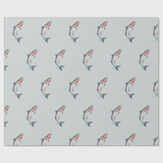 Cadeau Papier d'emballage minimaliste d'art folklorique d