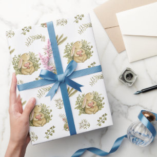 Cadeau Papier d'emballage - Motif Lapins