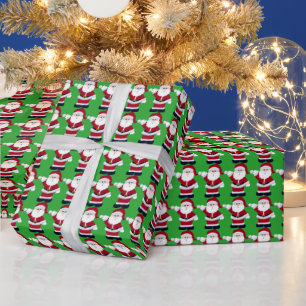 Cadeau Papier d'emballage Noël Père Noël Holiday