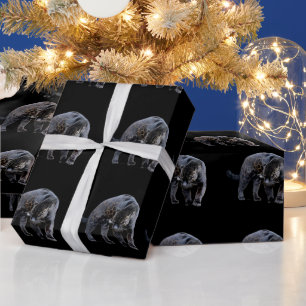 Cadeau Papier d'emballage noir brillant Jaguar Diablo
