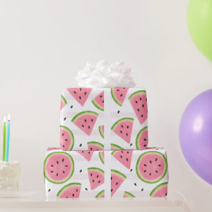 Cadeau Papier d'emballage One in a Melon Motif Pastèque