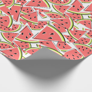 Cadeau Papier d'emballage pastèque grand motif