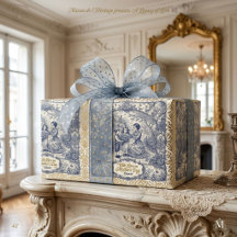 Papier d'emballage personnalisable vintage pour la