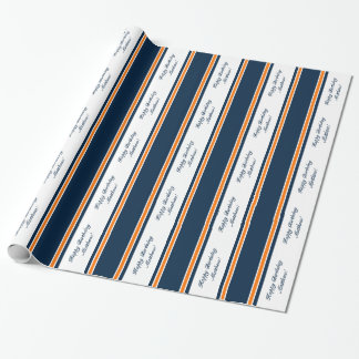 Cadeau Papier d'emballage personnalisé par rayure