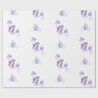 Cadeau Papier d'emballage Petite Sirène