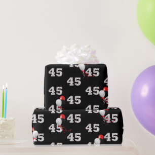 Cadeau Papier d'emballage pour bouquet de ballons d'anniv