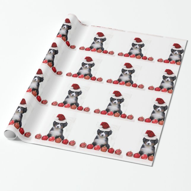 Cadeau Papier d'emballage pour chien de la montagne de No (Déroulé)