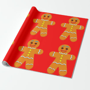 Cadeau Papier d'emballage pour homme en pain d'épices