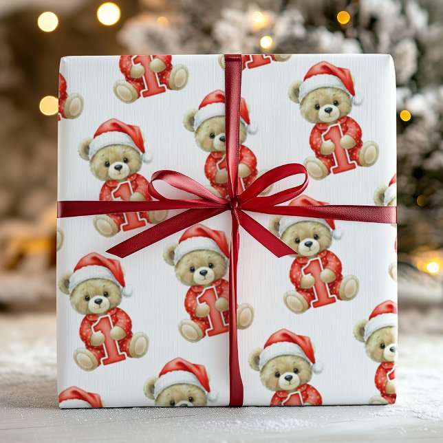 Cadeau Papier d'emballage pour le premier Noël de bébé (Créateur téléchargé)