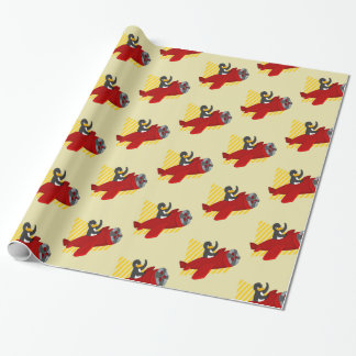 Cadeau Papier d'emballage pour pingouins volants