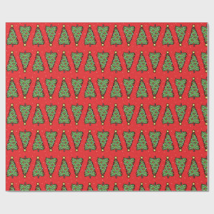 Cadeau Papier d'emballage pour sapin de Noël
