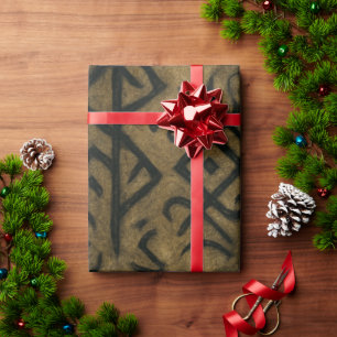 Cadeau papier d'emballage pour sorcellerie imaginaire