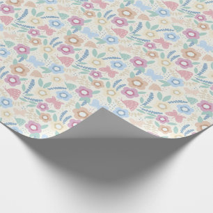 Cadeau Papier d'emballage Promenade dans les jardins
