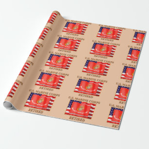 Cadeau Papier d'emballage retiré par usmc