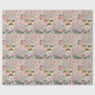 Cadeau Papier d'emballage rose de joli papier peint