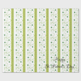 Cadeau Papier d'emballage Saint-Patrick Trèfle