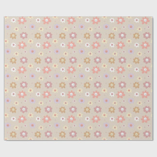 Cadeau Papier d'emballage Smiley Fleur