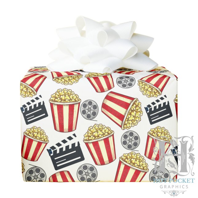 Cadeau Papier d'emballage Soirée Cinéma (Créateur téléchargé)
