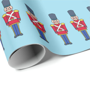 Cadeau Papier d'emballage Soldats de jouet de Noël