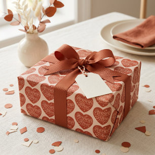 Cadeau Papier d'emballage Sweet Kiss