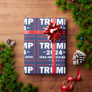 Cadeau Papier d'emballage Trump