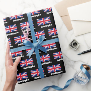 Cadeau Papier d'emballage Union Jack, drapeau britannique