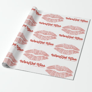 Cadeau Papier d'emballage World Kiss