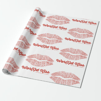 Cadeau Papier d'emballage World Kiss